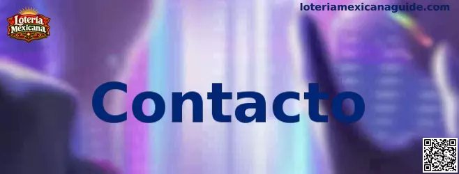 Página de contacto y atención de Loteria Mexicana
