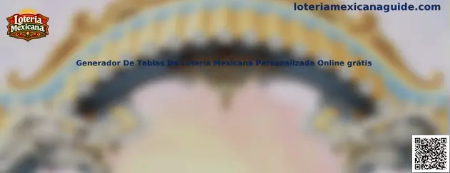 Ejemplo de generador de tablas de Lotería Mexicana personalizada online gratis