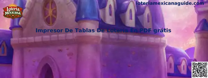 Ejemplo de impresor de tablas de Loteria Mexicana en PDF gratis