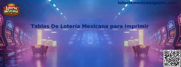 Ejemplo de Tablas De Lotería Mexicana para imprimir